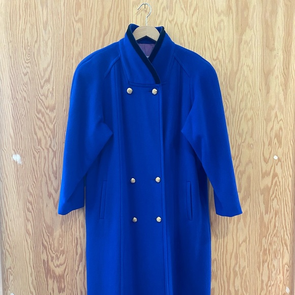 STUNNING Vintage Wool 1980’s Coat - Picture 1 of 9